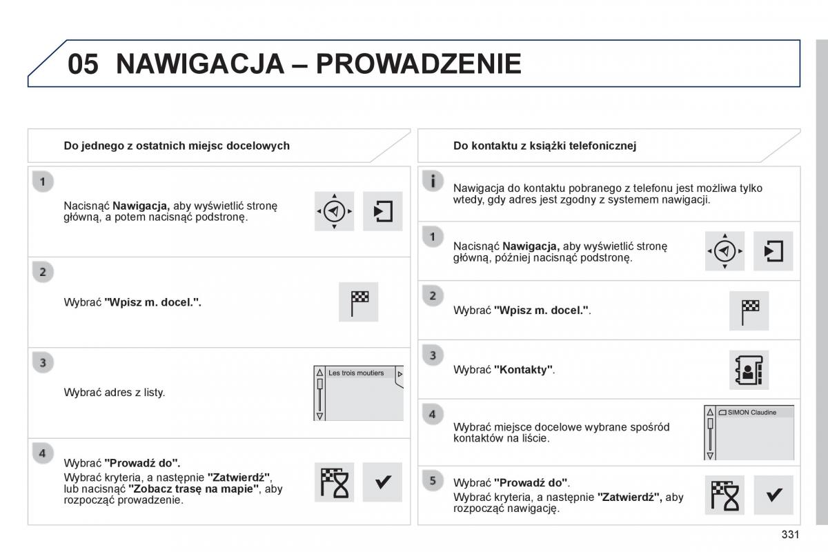 Peugeot 308 II 2 instrukcja obslugi / page 333