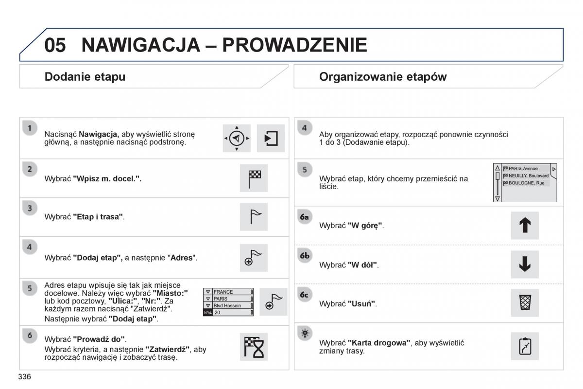 Peugeot 308 II 2 instrukcja obslugi / page 338