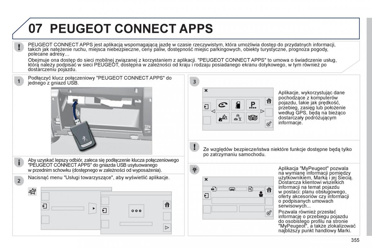 Peugeot 308 II 2 instrukcja obslugi / page 357