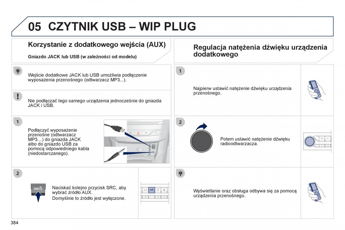 Peugeot 308 II 2 instrukcja obslugi / page 386