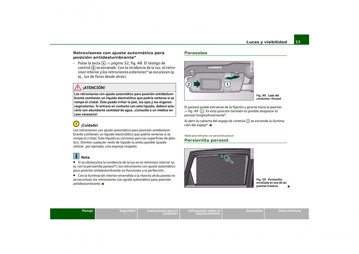 Audi Q5 manual del propietario / page 55