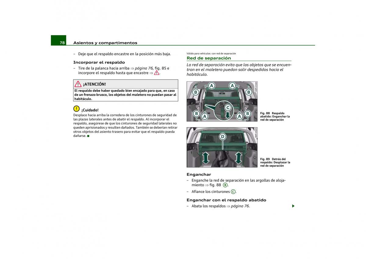 Audi Q5 manual del propietario / page 80