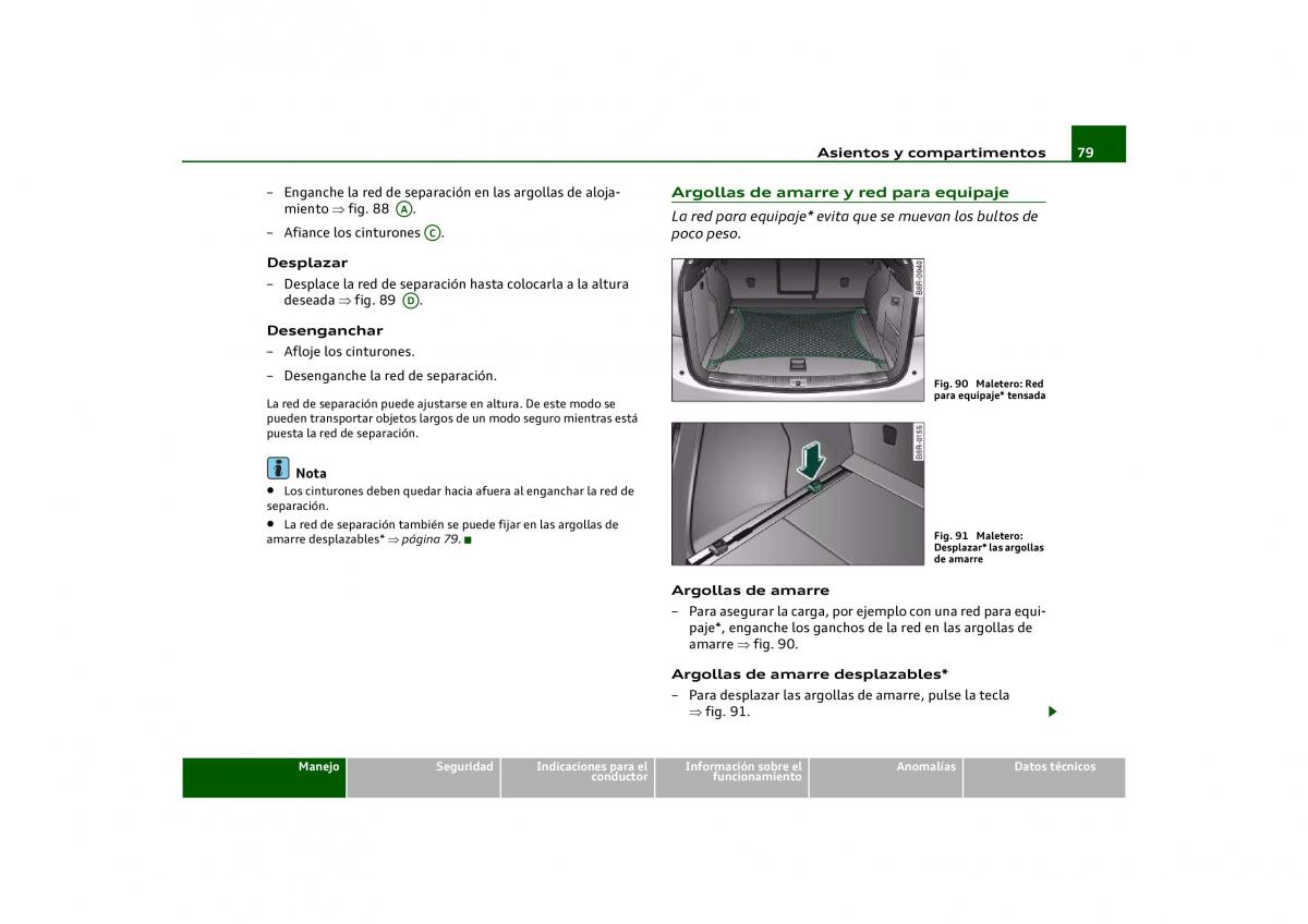 Audi Q5 manual del propietario / page 81