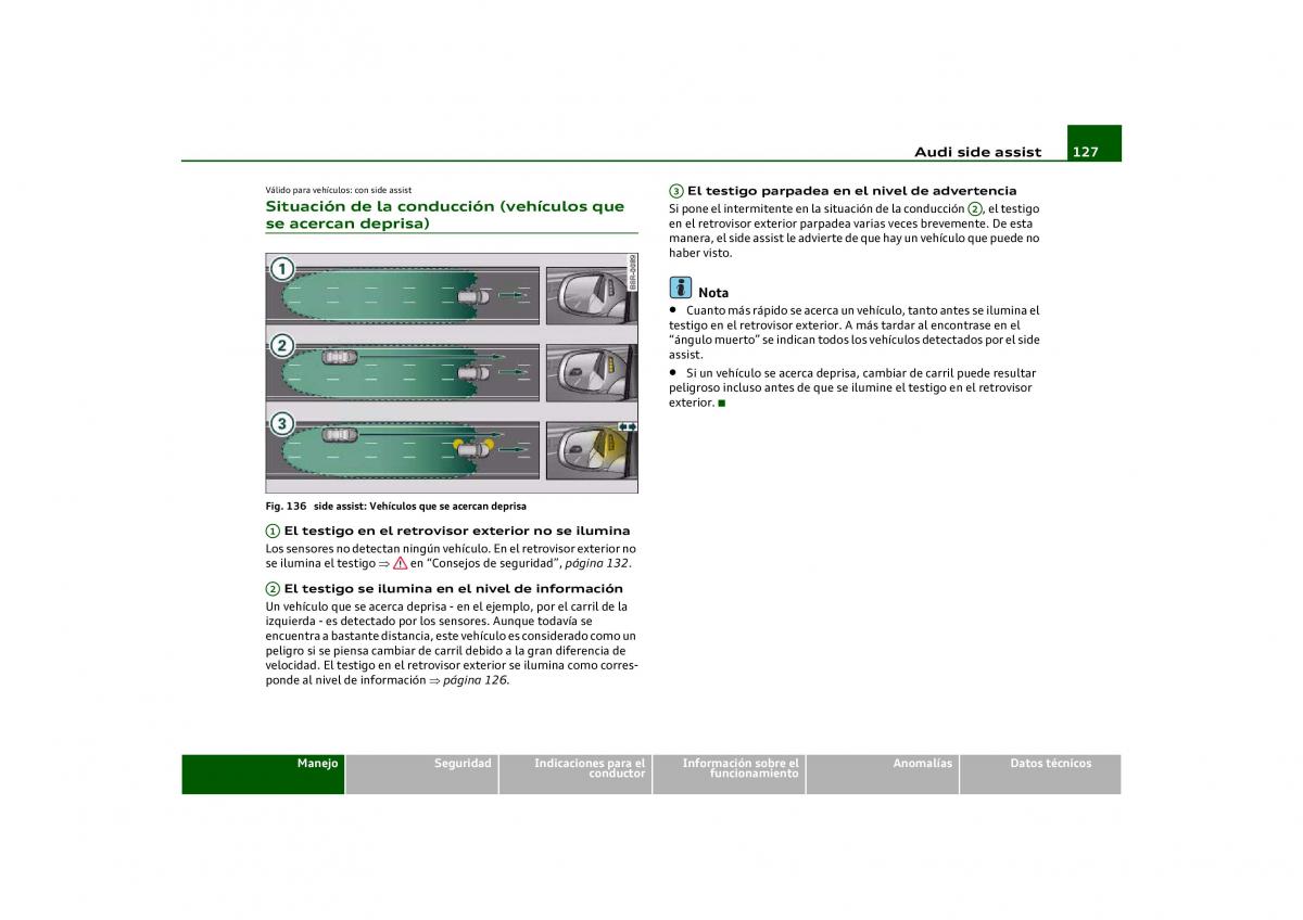 Audi Q5 manual del propietario / page 129