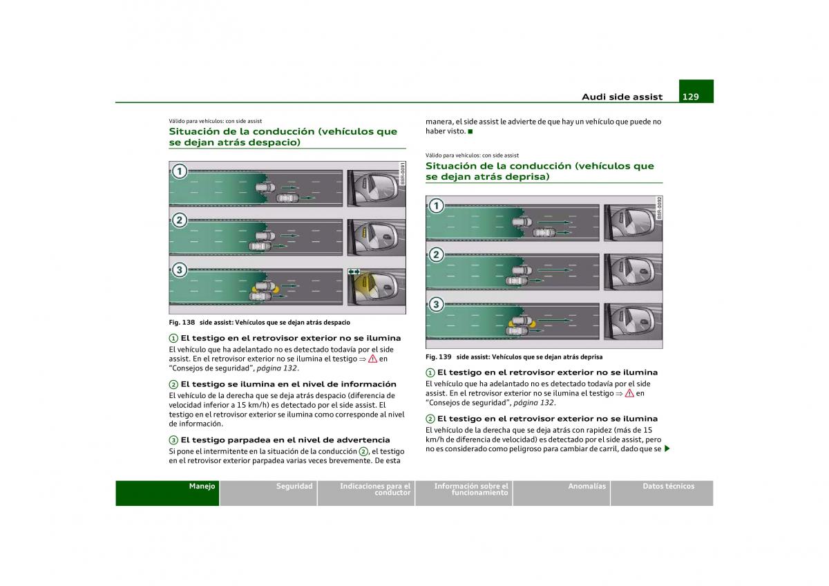 Audi Q5 manual del propietario / page 131