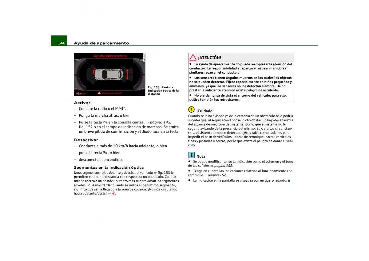 Audi Q5 manual del propietario / page 148