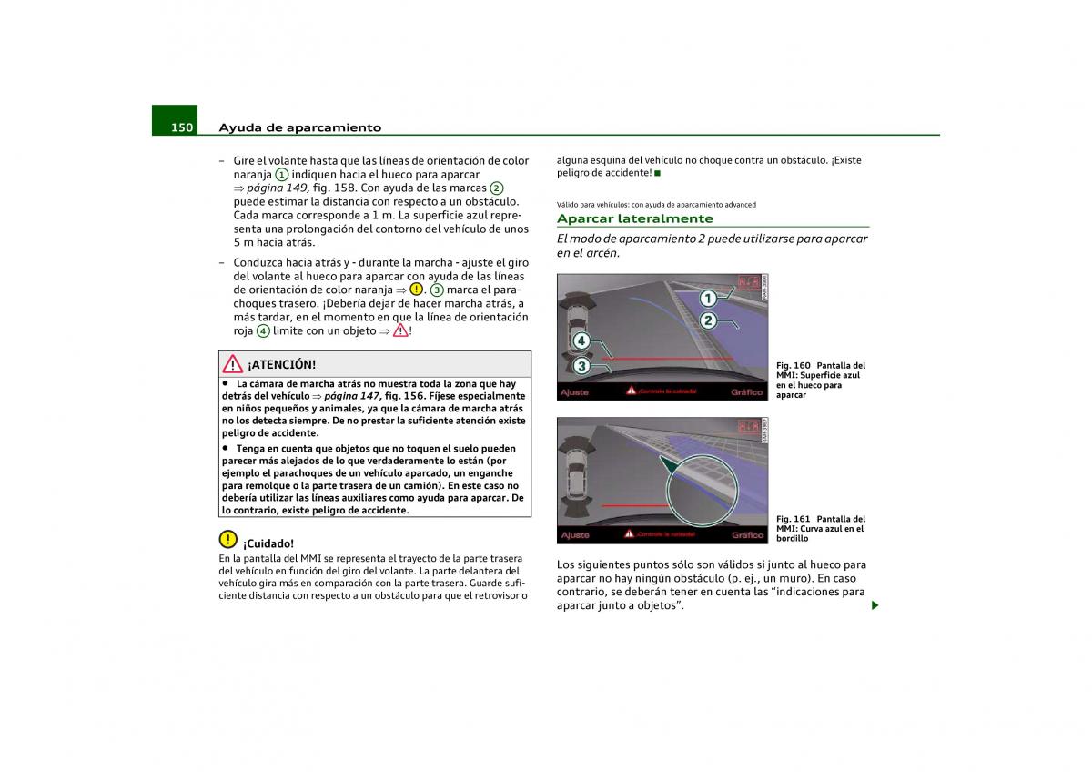 Audi Q5 manual del propietario / page 152