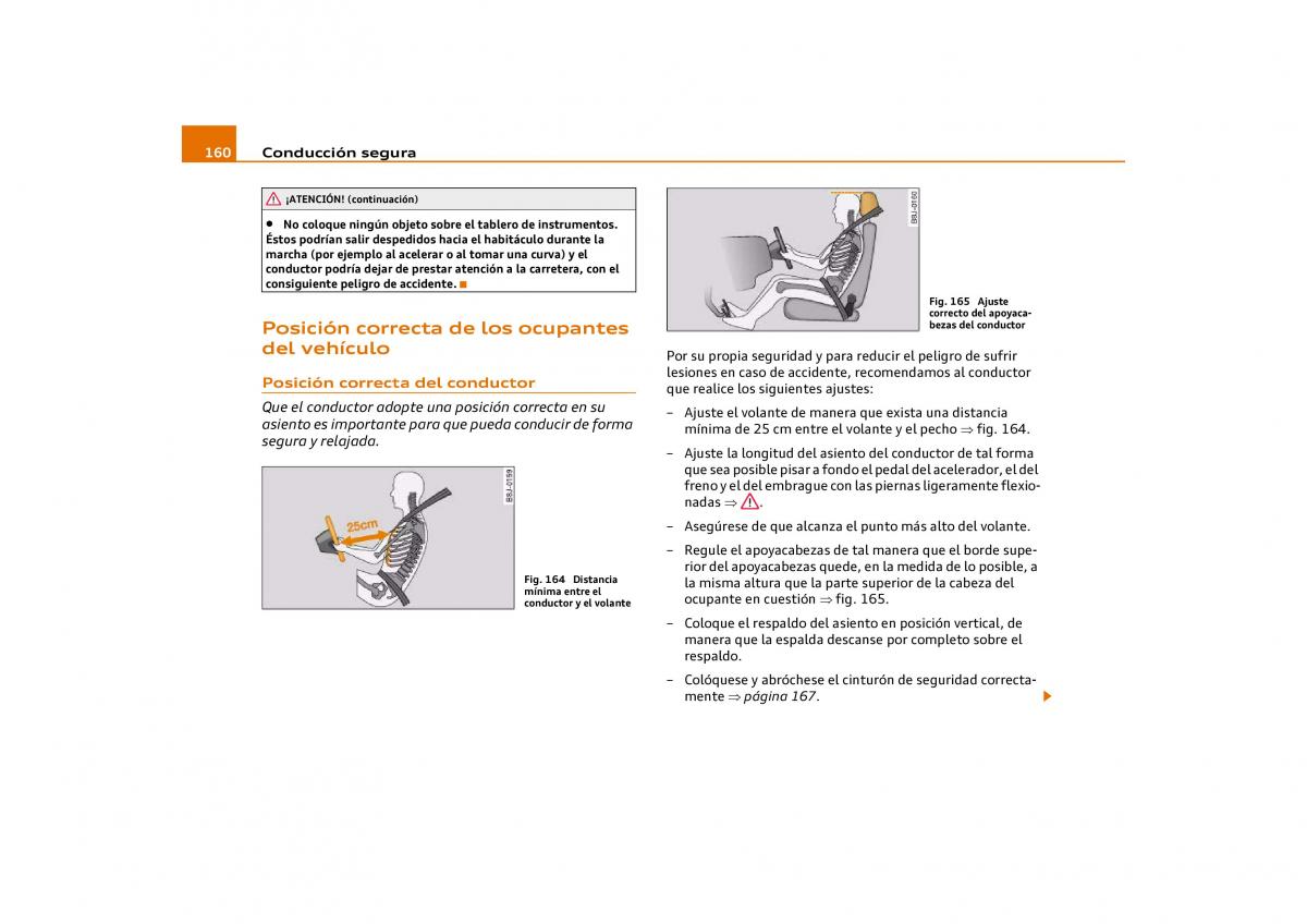 Audi Q5 manual del propietario / page 162