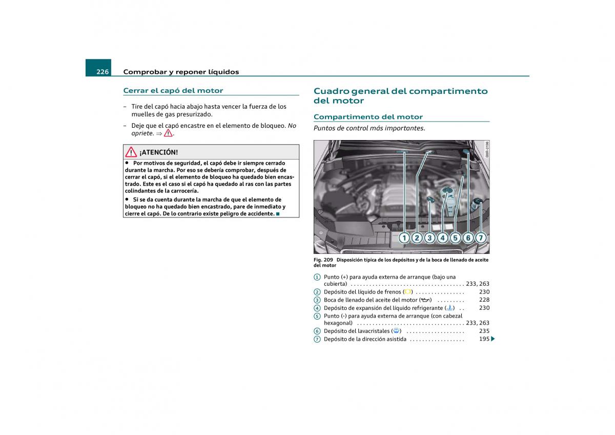 Audi Q5 manual del propietario / page 228