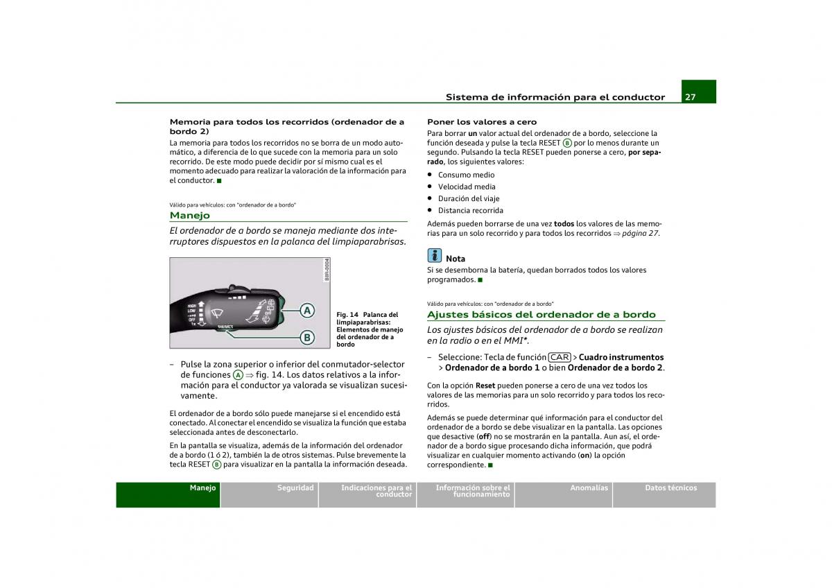 Audi Q5 manual del propietario / page 29