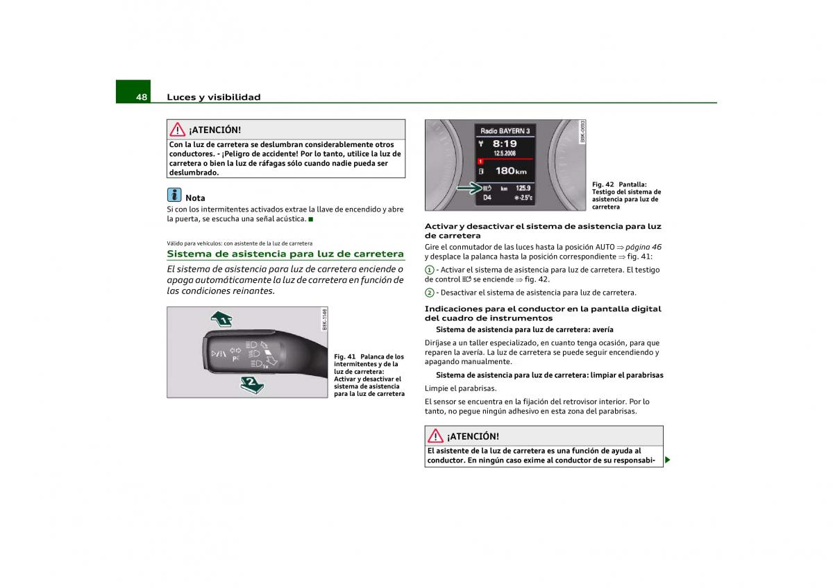 Audi Q5 manual del propietario / page 50