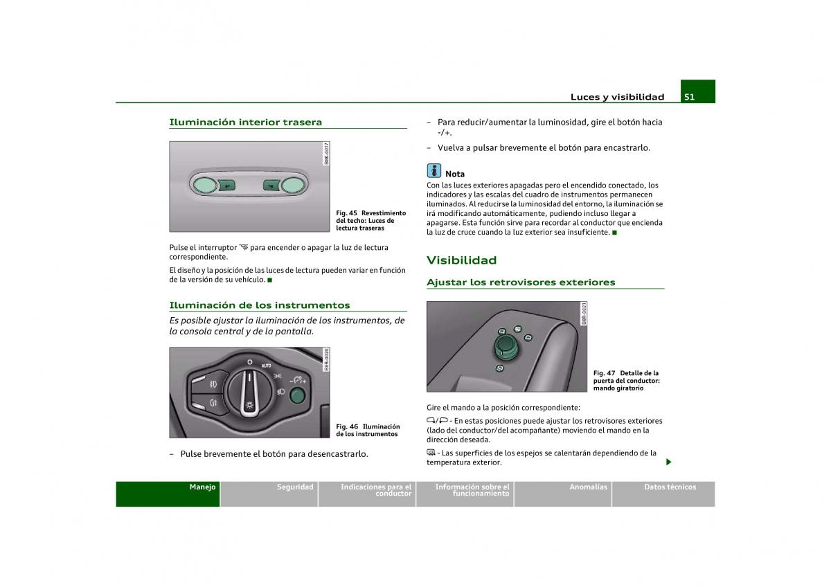 Audi Q5 manual del propietario / page 53