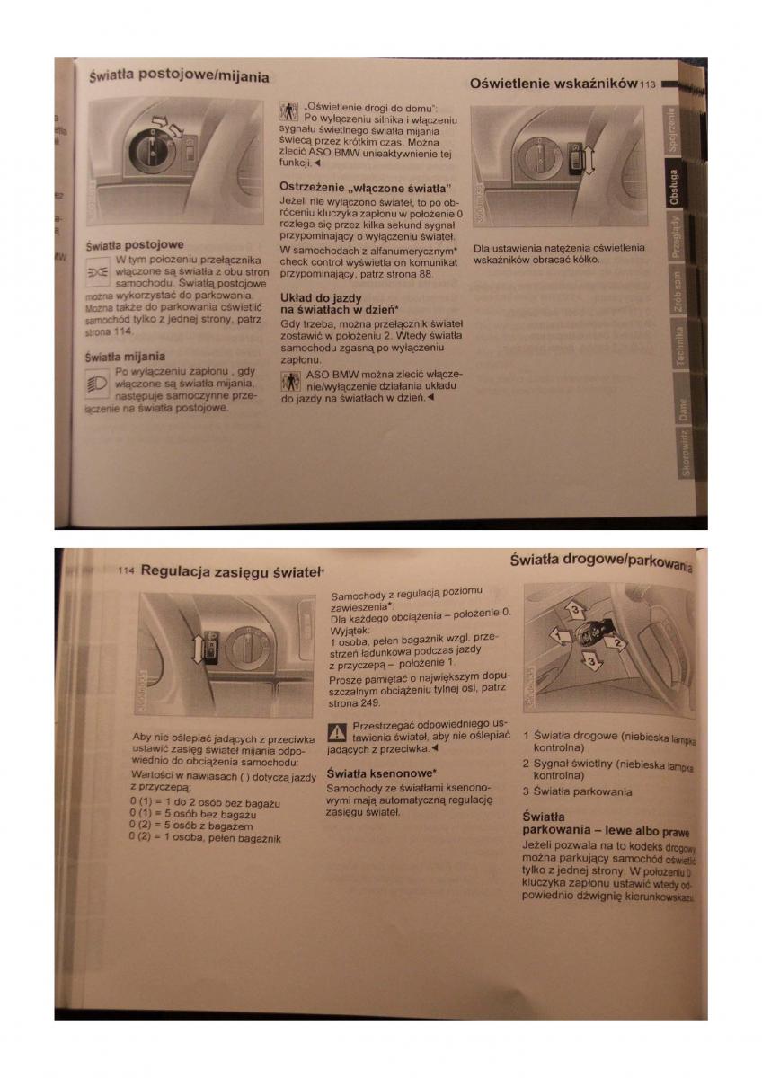 BMW 5 E39 instrukcja obslugi / page 56