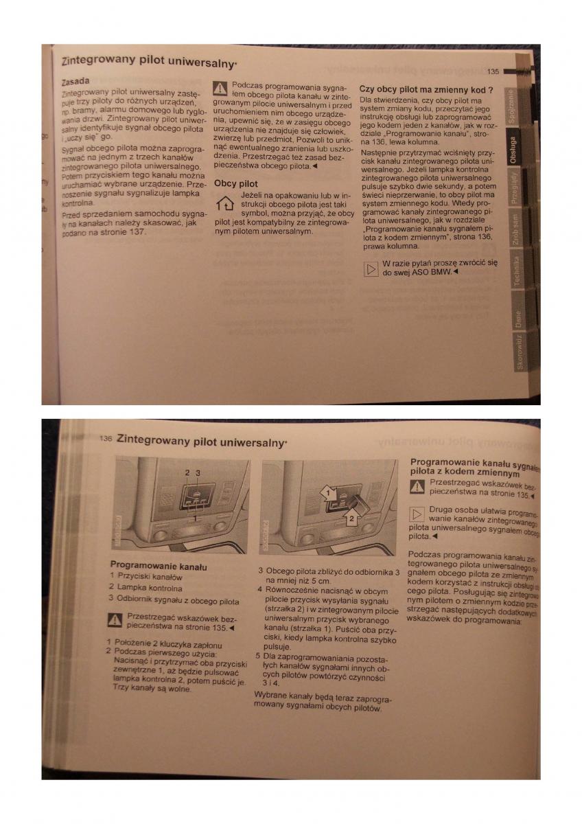 BMW 5 E39 instrukcja obslugi / page 68