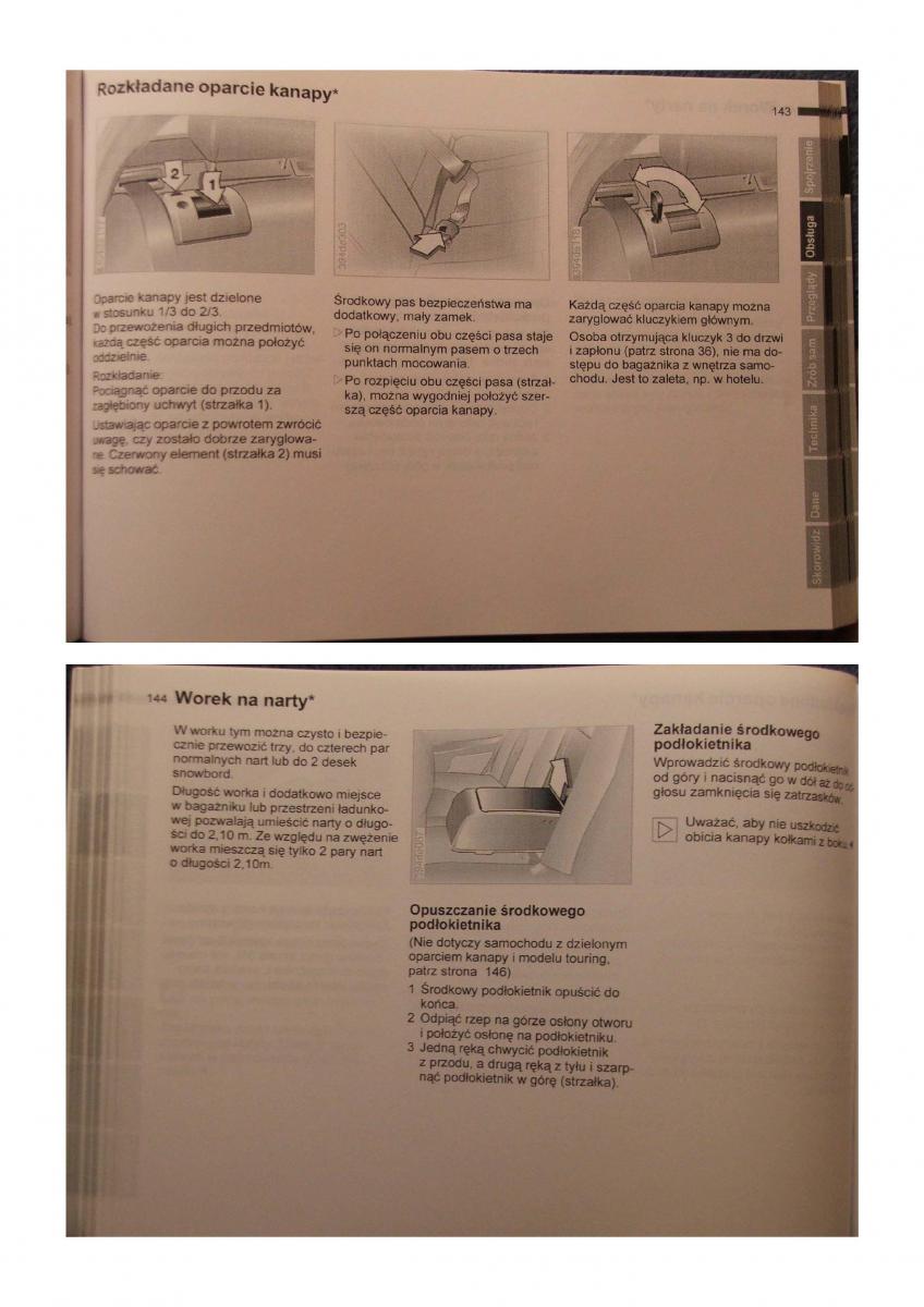 BMW 5 E39 instrukcja obslugi / page 72