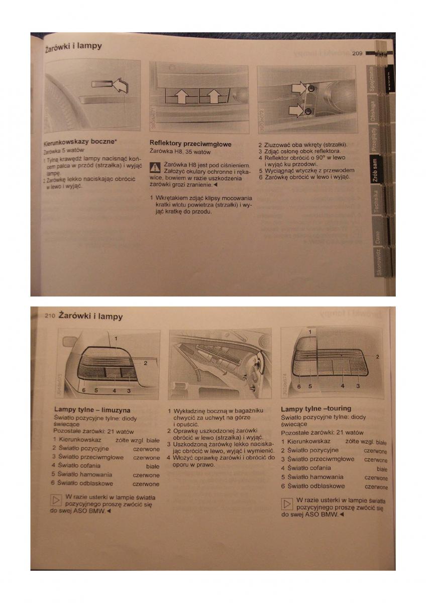 BMW 5 E39 instrukcja obslugi / page 104