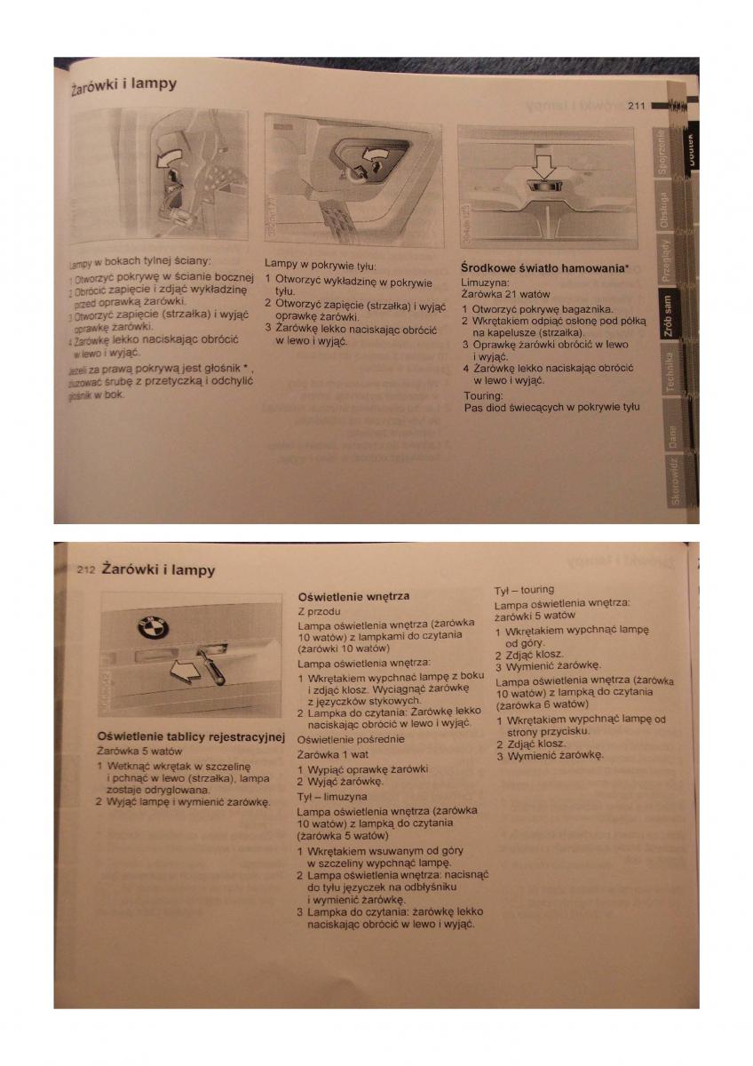 BMW 5 E39 instrukcja obslugi / page 105