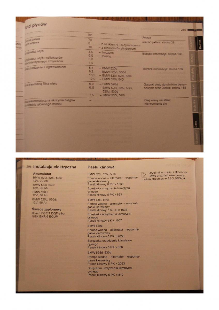 BMW 5 E39 instrukcja obslugi / page 126