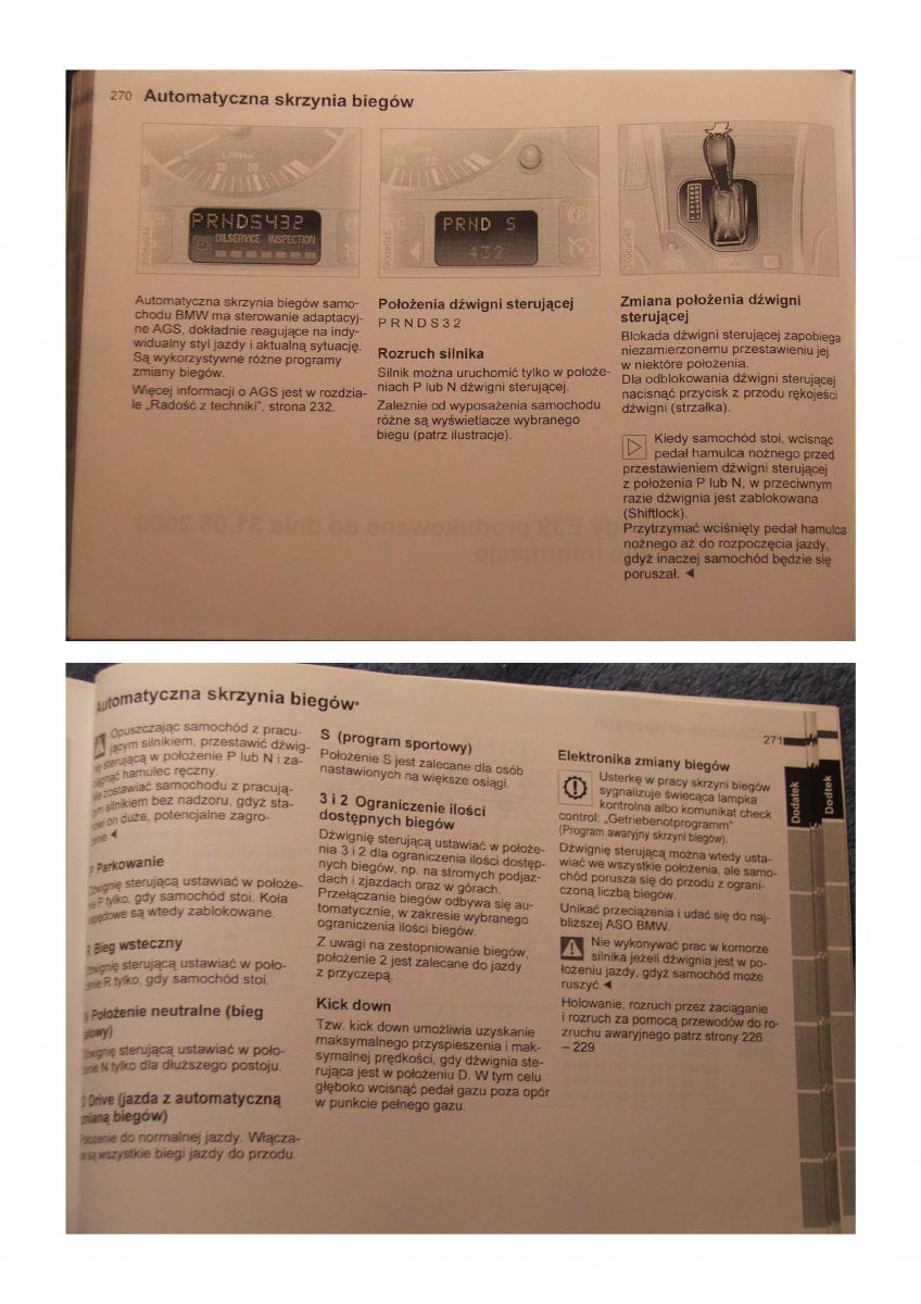 BMW 5 E39 instrukcja obslugi / page 132