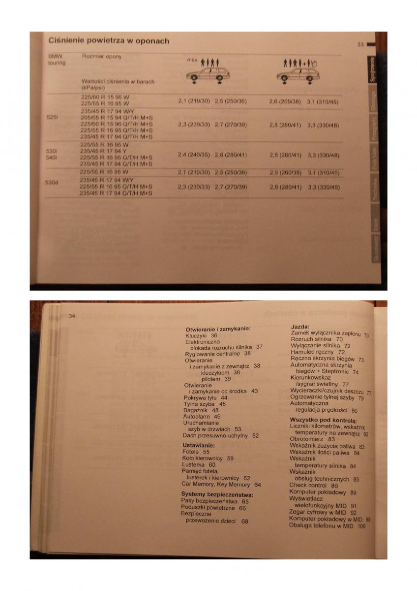 BMW 5 E39 instrukcja obslugi / page 16