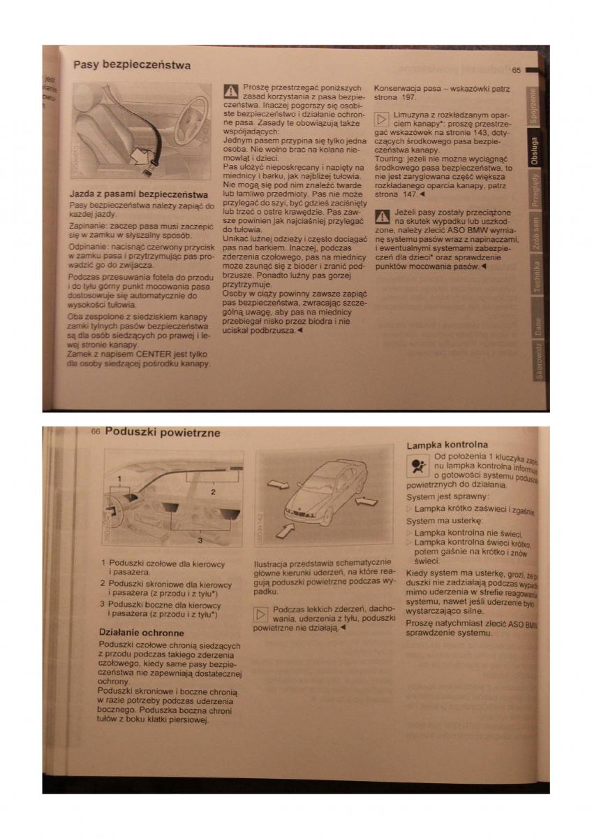 BMW 5 E39 instrukcja obslugi / page 32