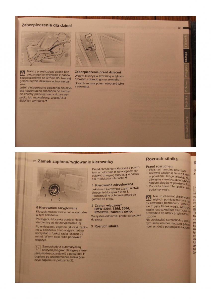 BMW 5 E39 instrukcja obslugi / page 34