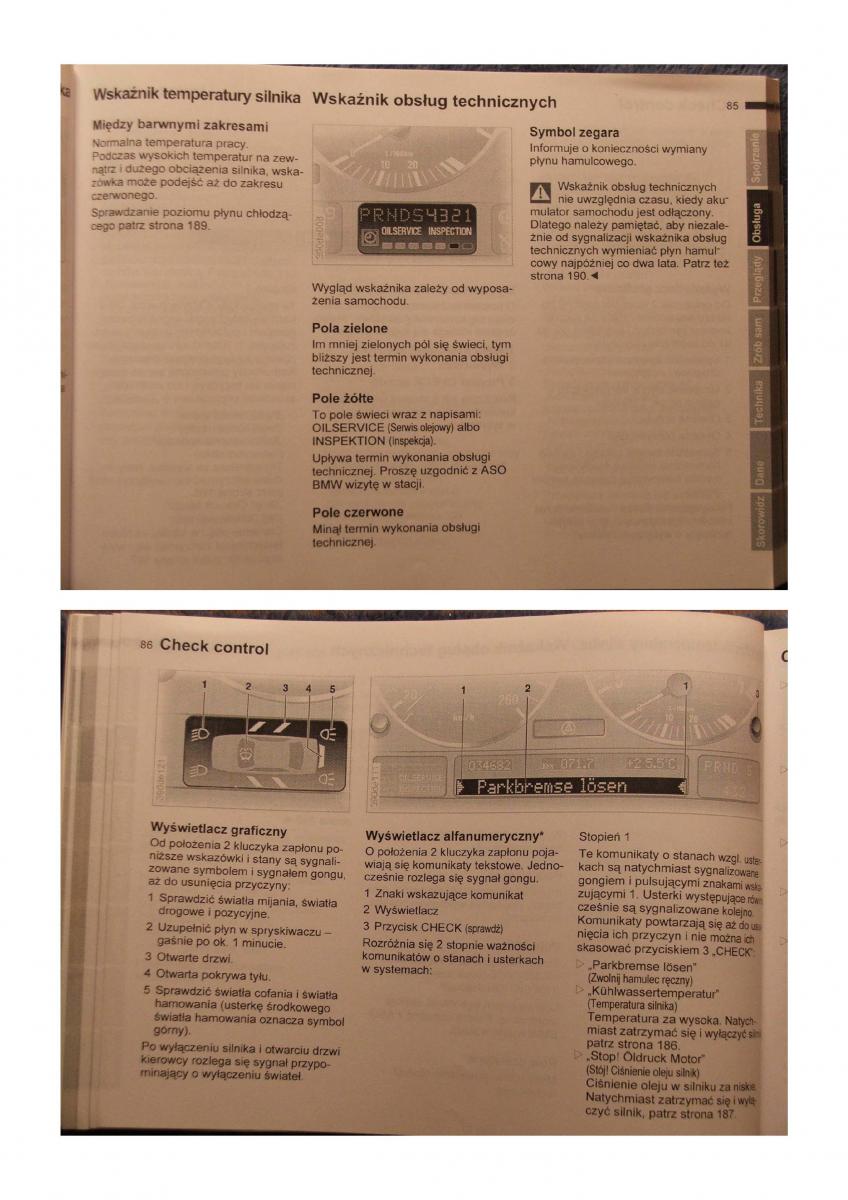 BMW 5 E39 instrukcja obslugi / page 42