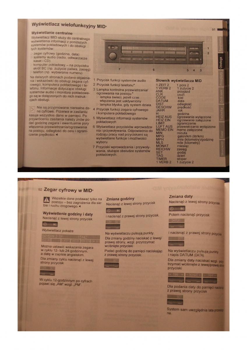 BMW 5 E39 instrukcja obslugi / page 45