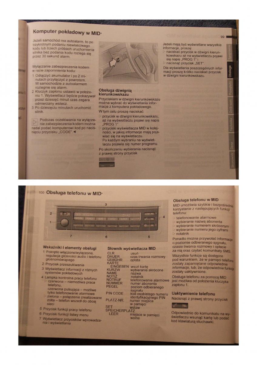 BMW 5 E39 instrukcja obslugi / page 49