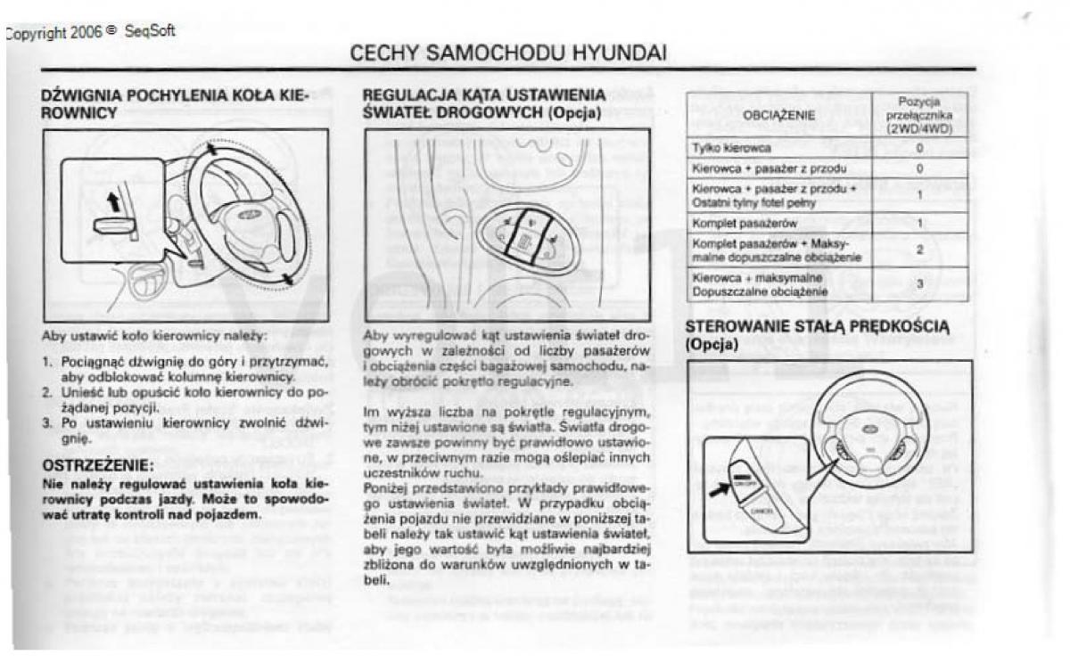 Hyundai Santa Fe I 1 instrukcja obslugi / page 57