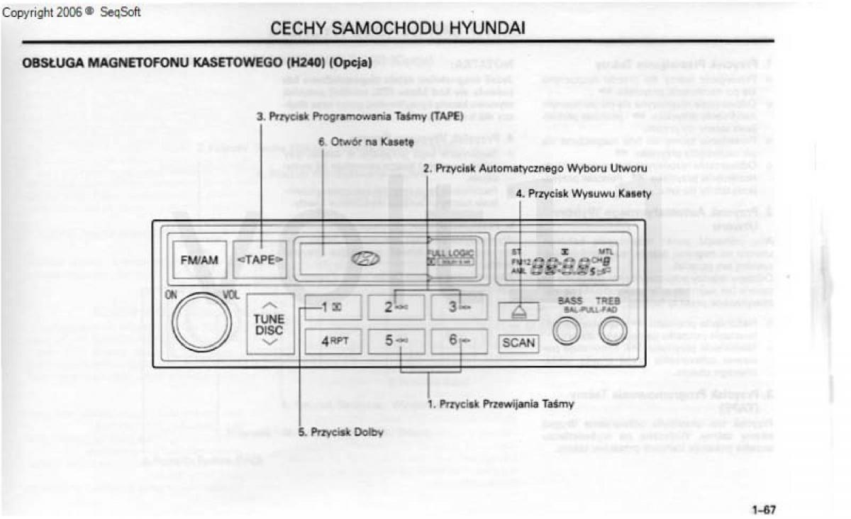 Hyundai Santa Fe I 1 instrukcja obslugi / page 75