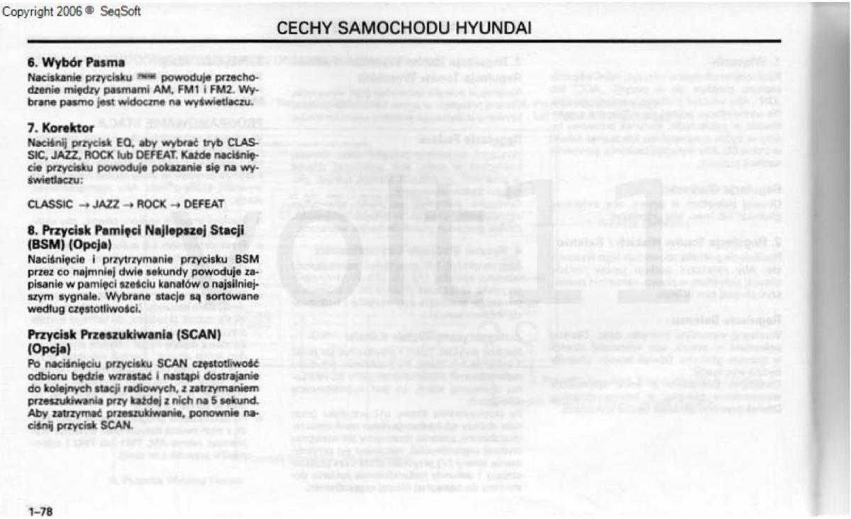 Hyundai Santa Fe I 1 instrukcja obslugi / page 86