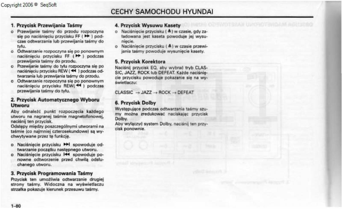 Hyundai Santa Fe I 1 instrukcja obslugi / page 88