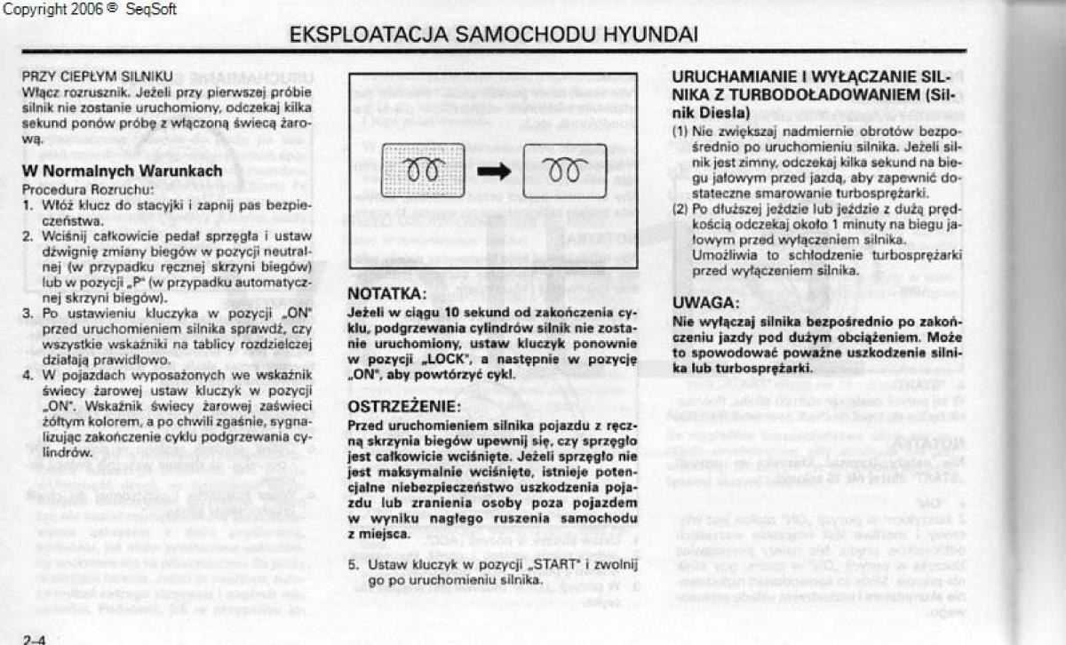 Hyundai Santa Fe I 1 instrukcja obslugi / page 100