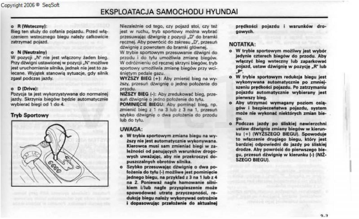 Hyundai Santa Fe I 1 instrukcja obslugi / page 103