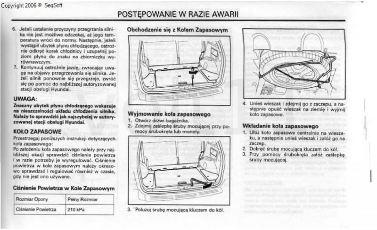 Hyundai Santa Fe I 1 instrukcja obslugi / page 116