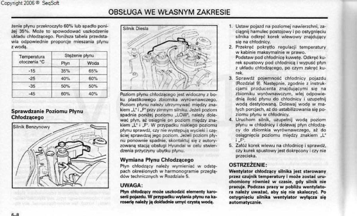 Hyundai Santa Fe I 1 instrukcja obslugi / page 141