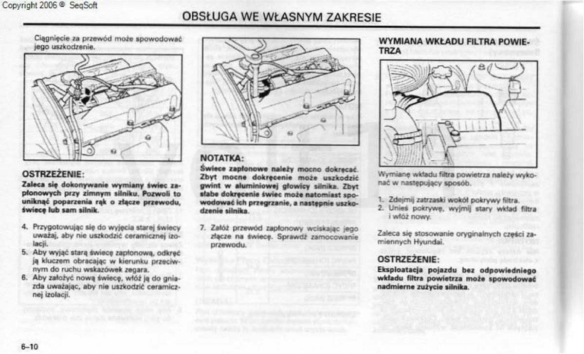 Hyundai Santa Fe I 1 instrukcja obslugi / page 143