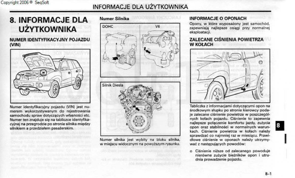 Hyundai Santa Fe I 1 instrukcja obslugi / page 157