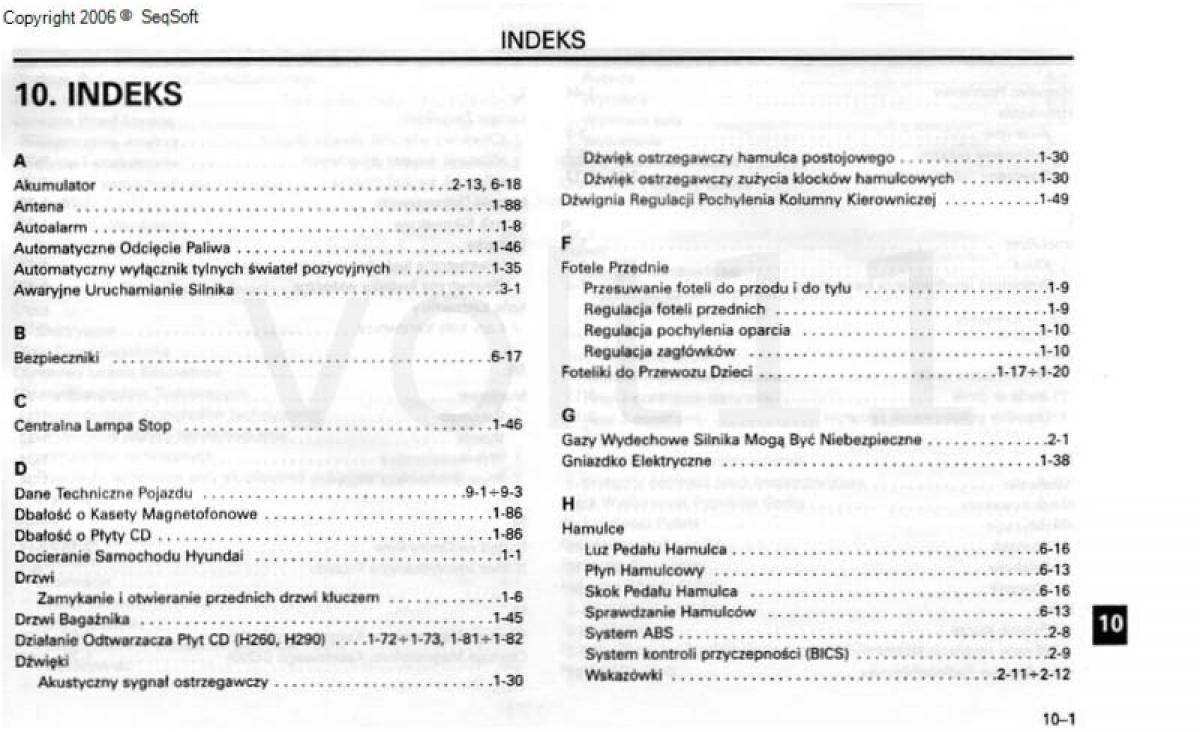 Hyundai Santa Fe I 1 instrukcja obslugi / page 163