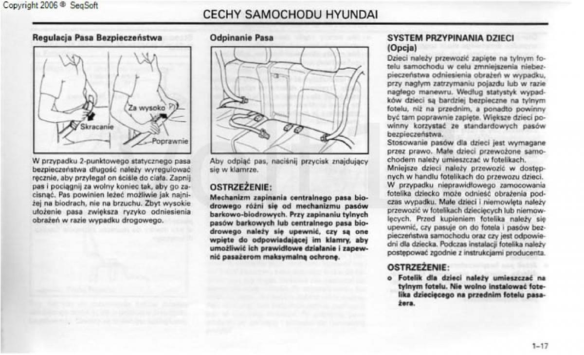 Hyundai Santa Fe I 1 instrukcja obslugi / page 26