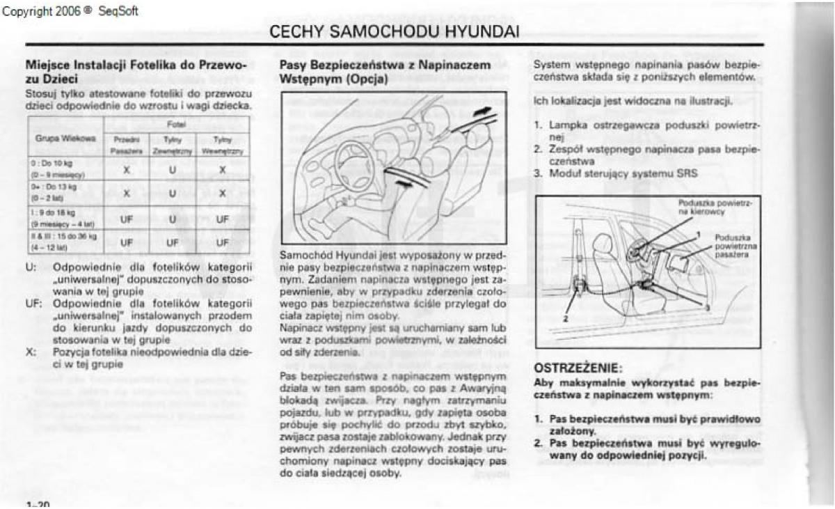 Hyundai Santa Fe I 1 instrukcja obslugi / page 29