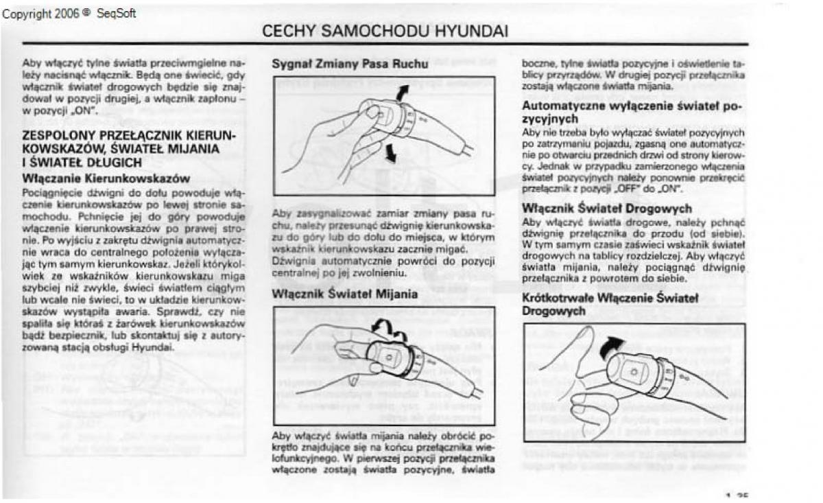 Hyundai Santa Fe I 1 instrukcja obslugi / page 43