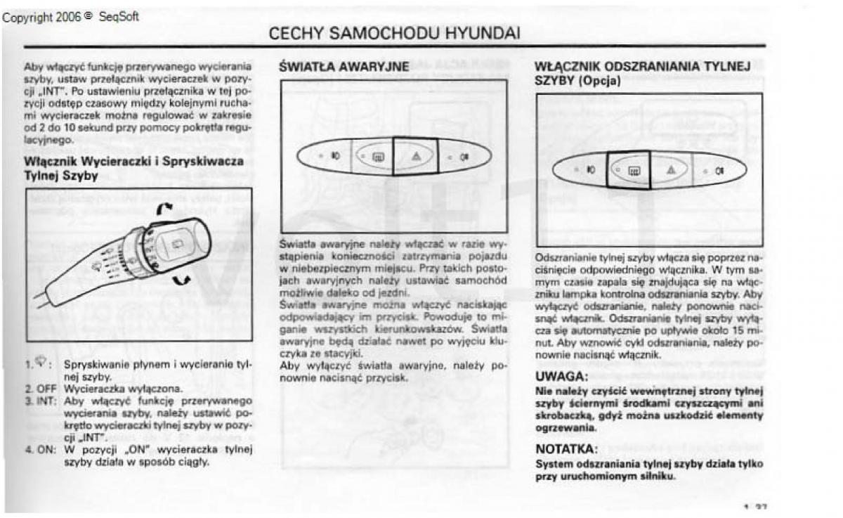 Hyundai Santa Fe I 1 instrukcja obslugi / page 45