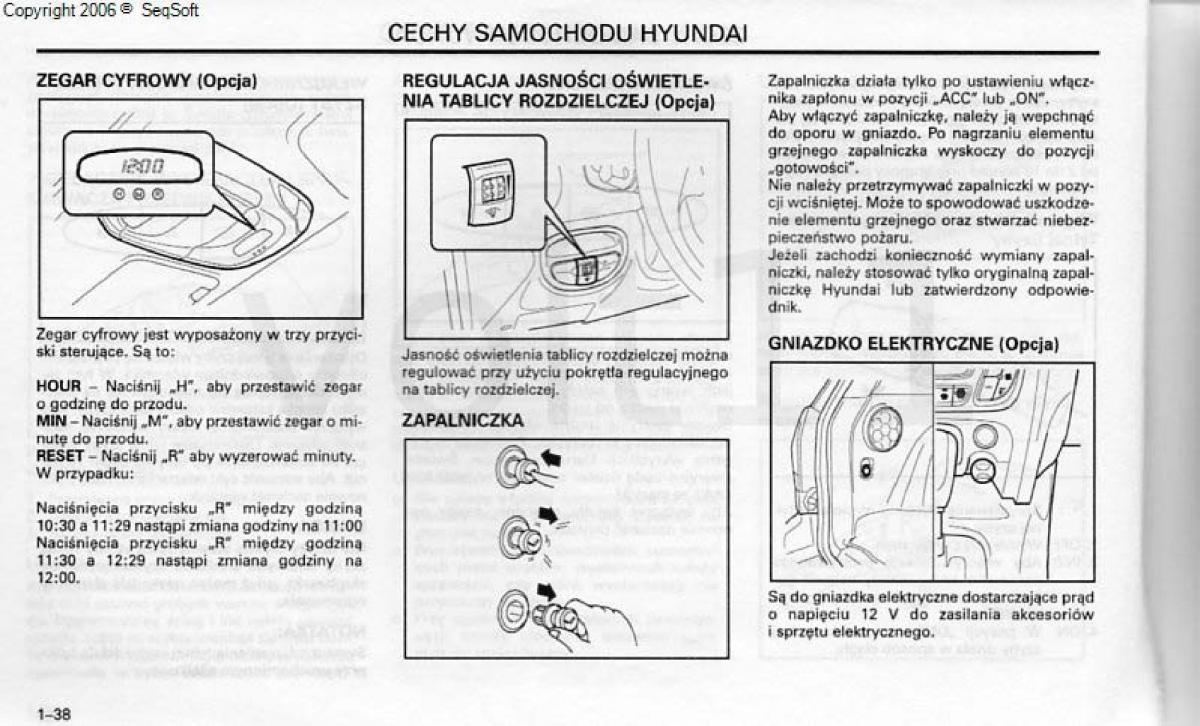 Hyundai Santa Fe I 1 instrukcja obslugi / page 46