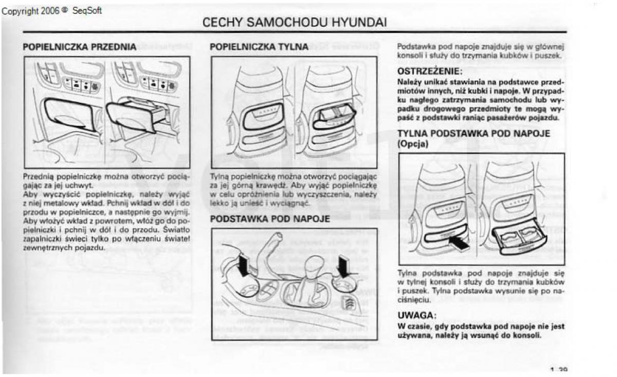 Hyundai Santa Fe I 1 instrukcja obslugi / page 47