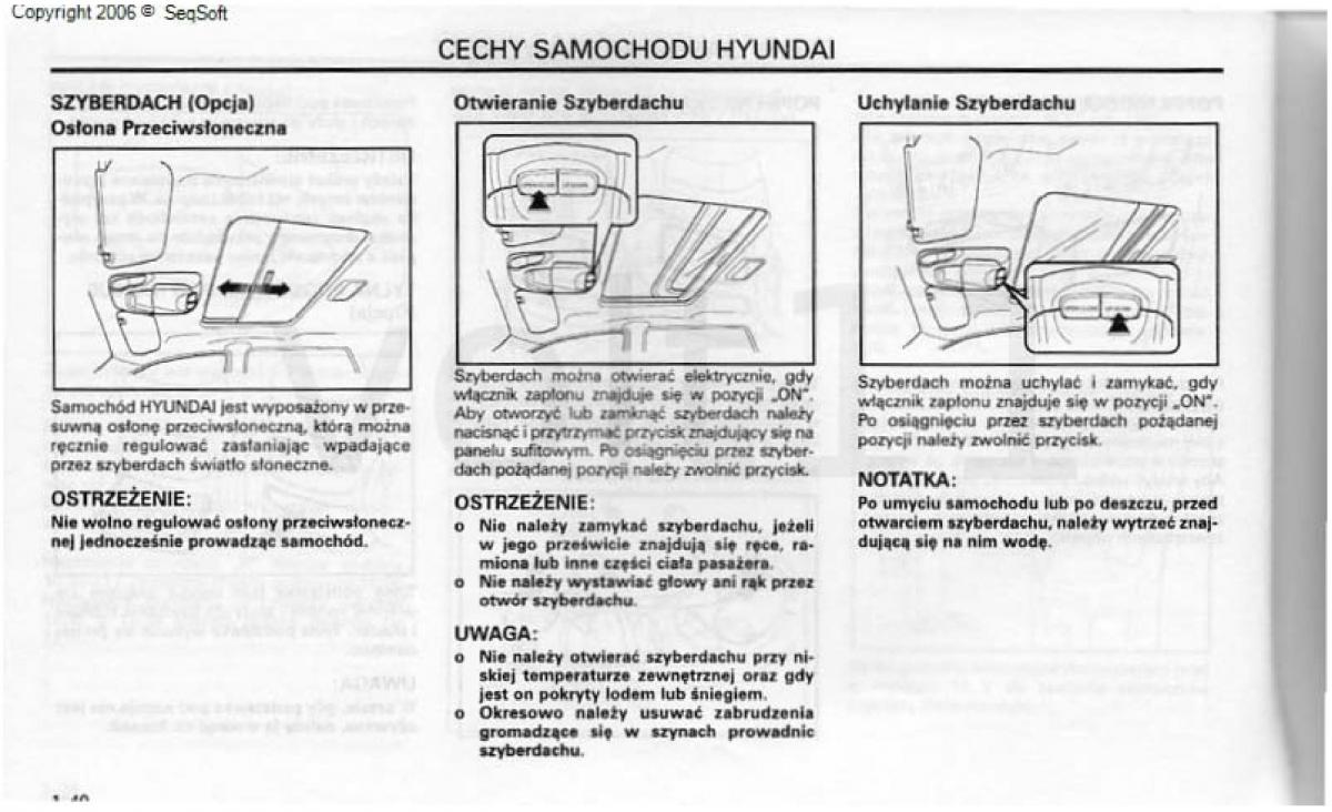 Hyundai Santa Fe I 1 instrukcja obslugi / page 48