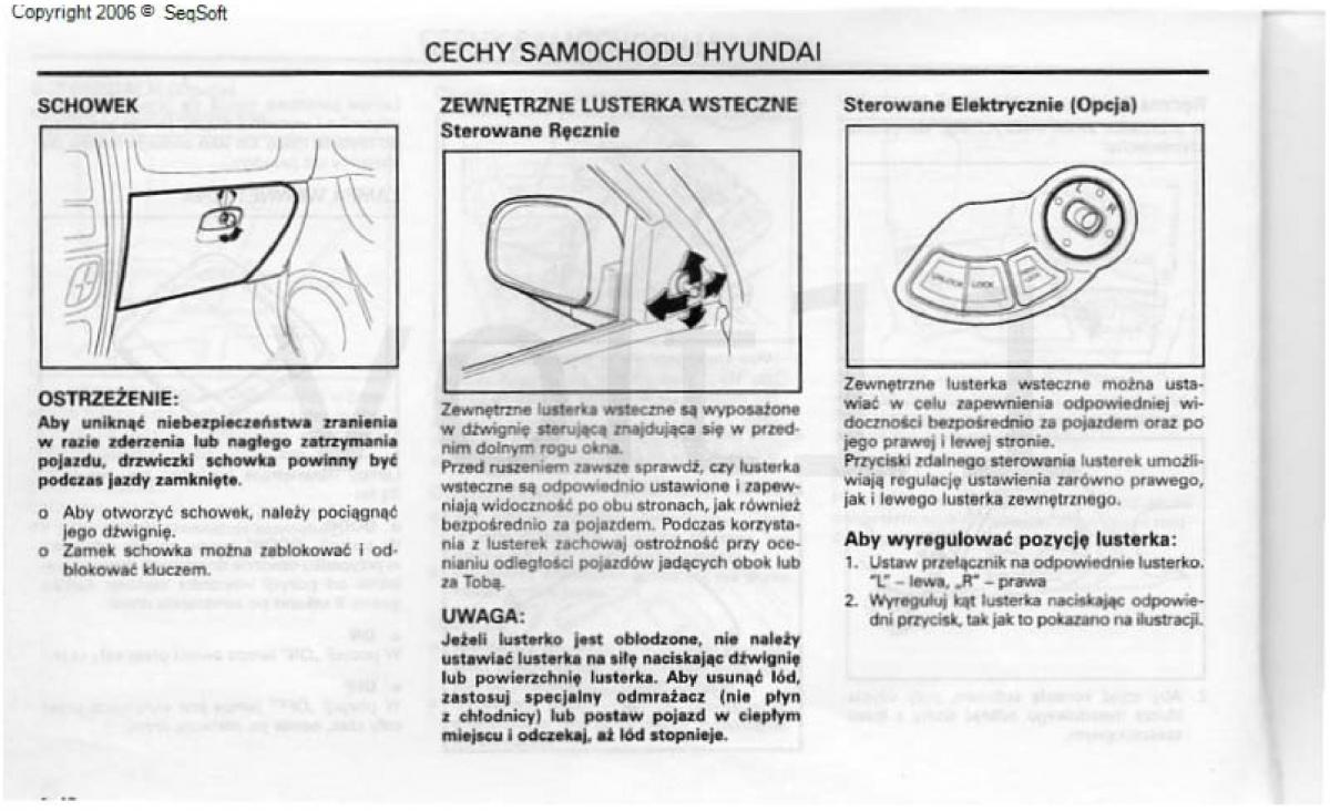 Hyundai Santa Fe I 1 instrukcja obslugi / page 50