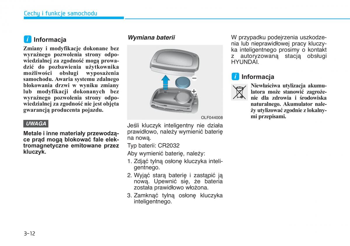 Hyundai Tucson III 3 instrukcja obslugi / page 122