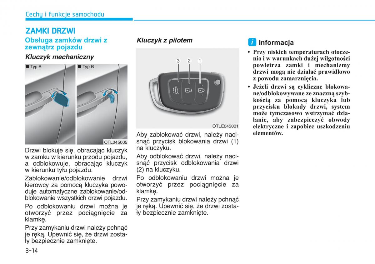 Hyundai Tucson III 3 instrukcja obslugi / page 124